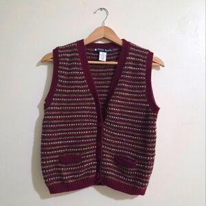 Blast Point Vintage Knit Sweater Vest